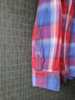 Afbeelding in Gallery-weergave laden, Overhemd roodwitblauw | S
