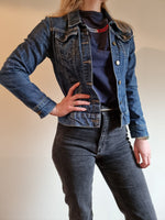 Afbeelding in Gallery-weergave laden, Spijkerjasje denim blauw | maat M

