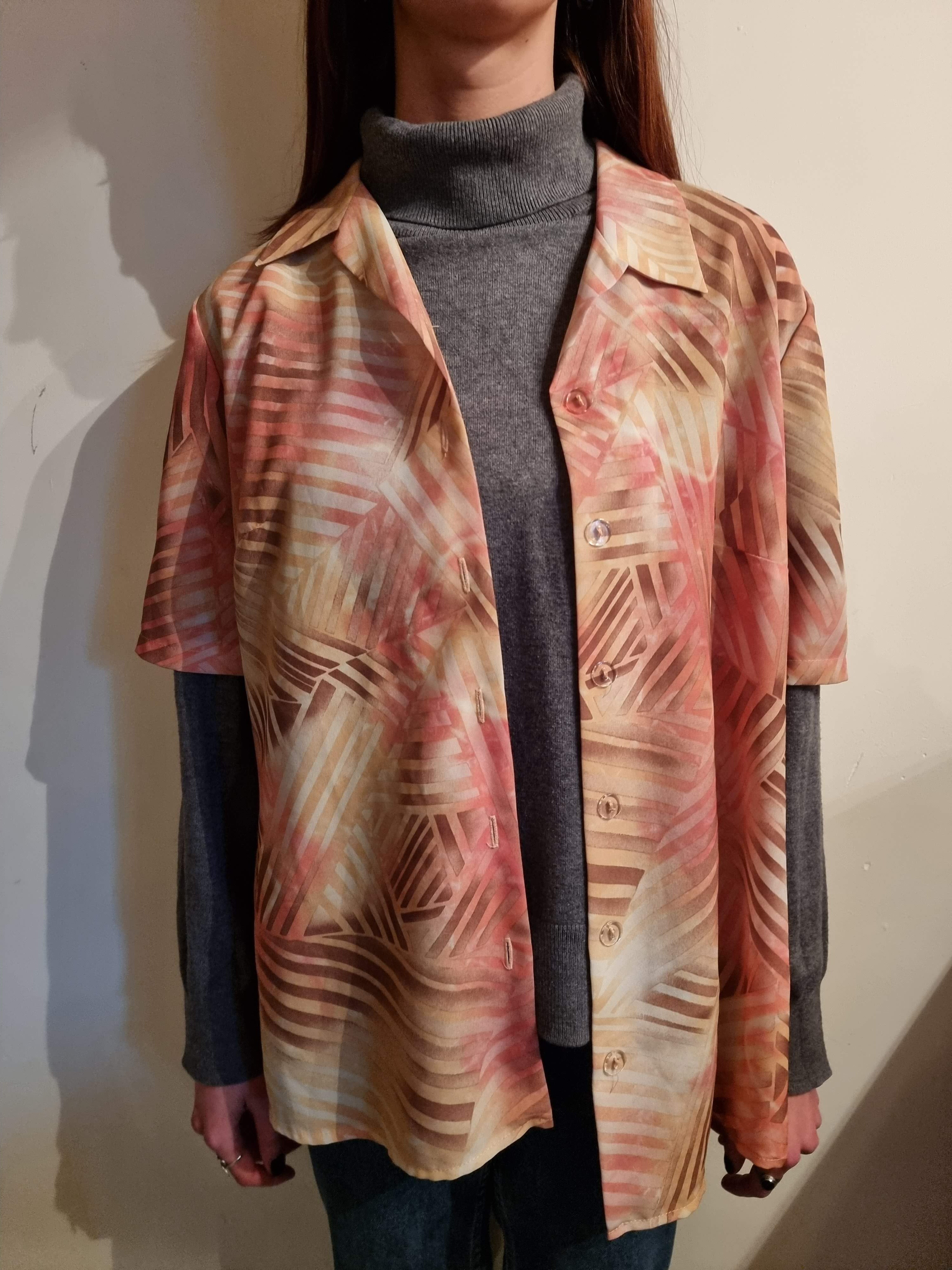 Blousje print zalm | L/XL